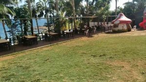 Отель 'Land of paradise beach" Турция. Территория и пляж. 21.09.21г.