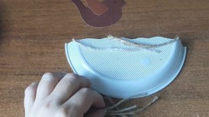 Птица в гнезде поделка. Весенняя поделка своими руками. Поделки из пластиковых тарелок для детей.