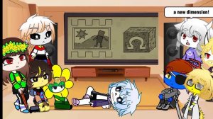 Undertale reacts to The Story of Minecraft's First Enderman (Cartoon Animation)| Read DISCRIPTION|