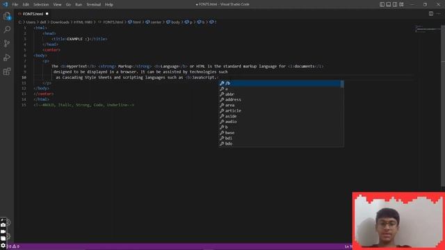 How to change text font in HTML | HTML With Joshua | Koncinseology
