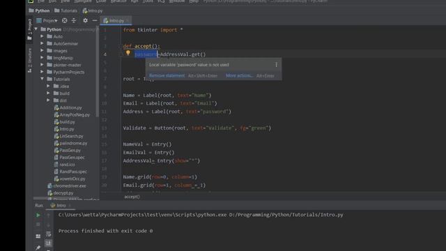 How to change button colors and create message box in python - EasyLearning