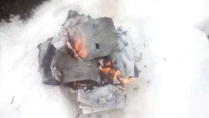 ПОЖАР!! ГОРИТ ЗАВОД из картона!!