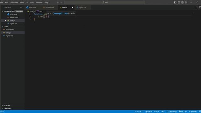 Onclick event in javascript | how to expert in javascript