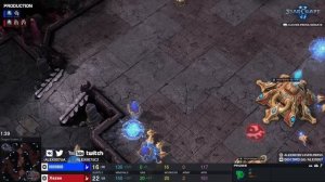 ДВЕ САМЫХ СТРАННЫХ ИГРЫ Alex007 в рейтинговом режиме StarCraft II: Масс-банши в ГМЛ и зафотонивание