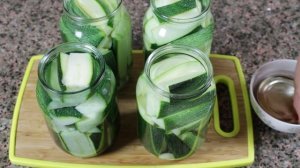 Консервация Кабачков с Кетчупом Чили на Зиму | Pickled Courgettes with Ketchup Chile