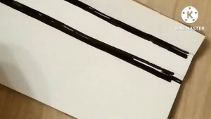 Как сделать паркинг блок из картона для Фингерборда . туториал.