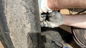 замена задних тормозных колодок на kawasaki zr-7s