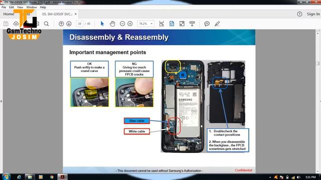 Samsung Galaxy S8- || SM-G950F || Disassembly & Assembly || M Schematics смотреть онлайн