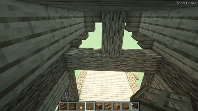 ⚒️ Minecraft : How To Build a Beginner large Oak Survival Base смотреть онлайн