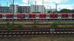 ГЕРМАНИЯ СЕГОДНЯ. ФРАНКФУРТ-НА-МАЙНЕ, ИЗ ОКНА ЭЛЕКТРИЧКИ (S-BAHN). 15.06.24