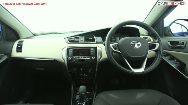 Tata Zest AMT vs Maruti Swift DZire AMT | Comparison Video | CarDekho.com смотреть онлайн