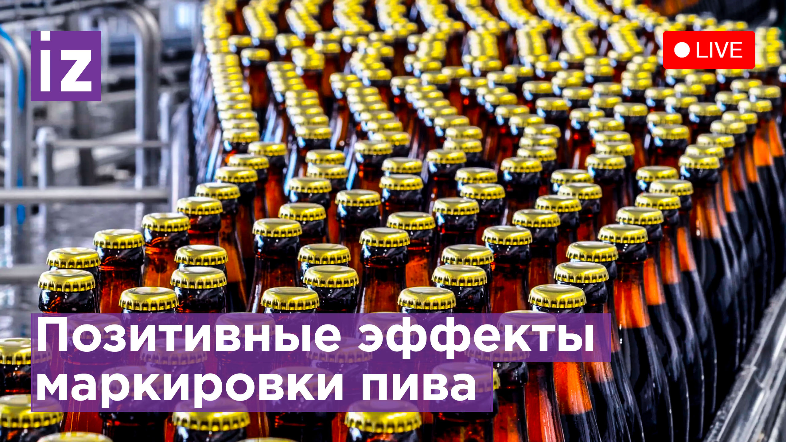 Как маркировка пива повлияет на цены? Прямая трансляция