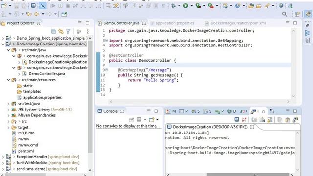 Creating Docker Images With Spring Boot