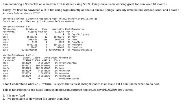 DevOps & SysAdmins: AWS S3 no space left on device (2 Solutions!!) смотреть онлайн