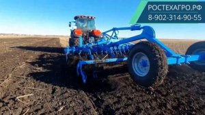 Аналог Дисковой бороны lemken rubin 9/600 (лемкен рубин) 4,5 и 6 метра работа МТЗ-2022 РОСТЕХАГРО.Р