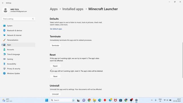 Unable to update the minecraft native launcher - Error al actualizar el launcher nativo de minecraf