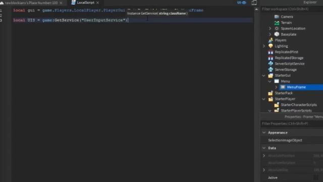 How to make a GUI appear when you press a button (ROBLOX STUDIO SCRIPTING TUTORIAL)