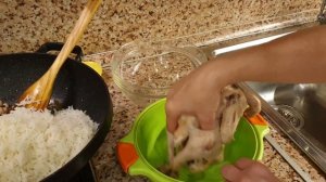 Плов с курицей в духовке Плов в лаваше Pilaf with chicken Türk plov