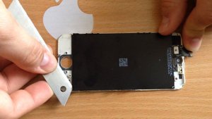 как убрать белые пятна на дисплее Iphone 4,4s,5,5s,6