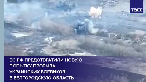 ВС РФ предотвратили новую попытку прорыва украинских боевиков в Белгородскую область