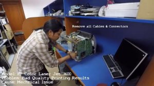 HP Color Laser Jet 3600 Repair Part1 Disassembly