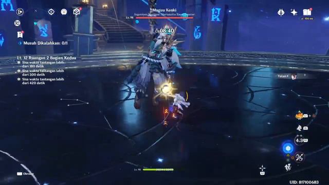 Hu Tao & Yelan solo abyss 12-2 смотреть онлайн