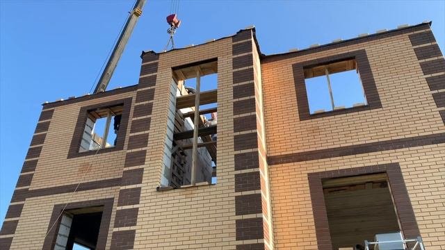 Заливаем армопояс на газоблок | Заливка армопояса под мауэрлат для крыши