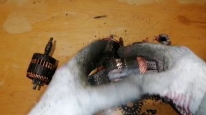 Добыча Меди из Якорей от Стартера Сколько Меди Получилось