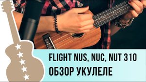 Виды укулеле и их отличия Flight nus 310, nuc 310, nut 310