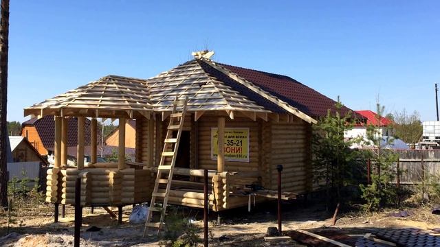 Окончание монтажа стропильной системы ДНТ Тихое смотреть онлайн