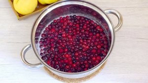 Варенье из клюквы и яблок