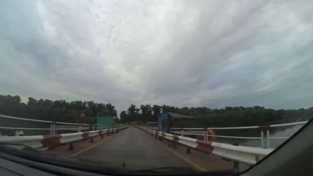 Понтонный мост в районе Богучара