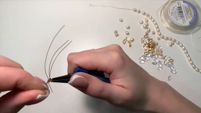 Свадебные серьги своими руками. Bridal earrings do it yourself