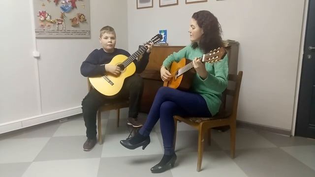 ВАЛЬС В.Калинин исп.Илья Свиридов и С.И Писаренко