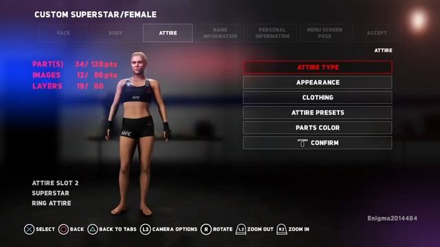 WWE 2K18 Ronda Rousey Caw.mp4