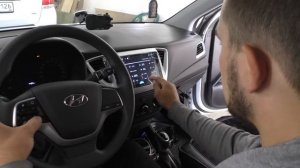 Hyundai SOLARIS установка STREET AUDIO мультимедиа на ANDROID 11