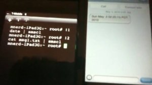 Native (but primitive) SMS on iPad3G