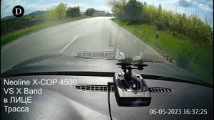 Neoline X-COP 4500 VS X Band Test 06.05.2023