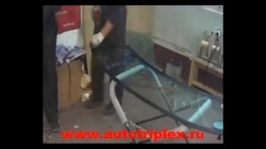 замена лобового стекла на FJ Cruiser видео