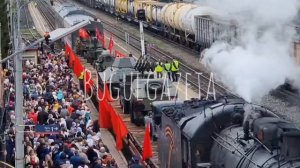 Он приехал! В Бугульму прибыл ретро-поезд «Паровоз Победы»