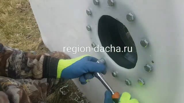 Установка кессона на скважину. смотреть онлайн