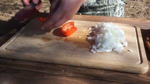 Курица в фольге на углях с картошкой. Кухня на природе #1