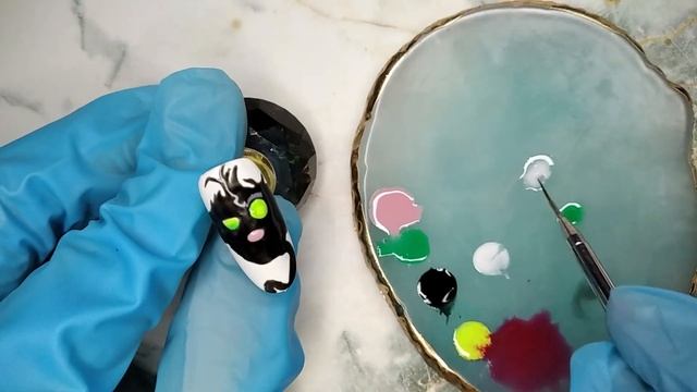 Коты на типсах?Пошаговое обучение рисованию?Яркий маникюр?МK_Alina Nails?Маникюр 2021?Nailart?