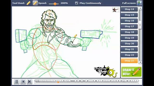 How to draw Star-Lord, Peter Quill from Guardians of the Galaxy смотреть онлайн