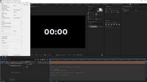 Как сделать таймер отсчета в After Effects. Самый простой способ.