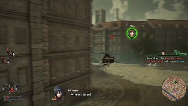 Attack on Titan 2 Final Battle DLC part 3 - MEGA TITAN! Gameplay Walkthrough смотреть онлайн