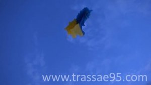 Гигантский флаг Украины взмыл над Одессой