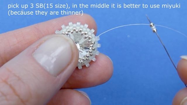 How to make earrings using 14 mm rivoli beading tutorial смотреть онлайн