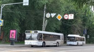 Воронежские автобусы! Мини видео сборник автобусов Воронежа!