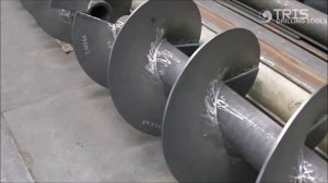 Шнеки для горизонтального бурения ГШБ ТРИС Drilling augers for horizontal boring drilling TRIS